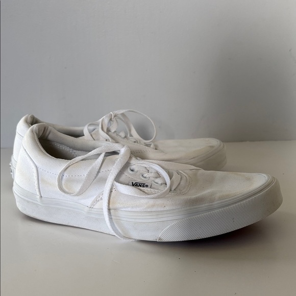 Vans Old Skool White Canvas Sneakers – Men’s Size 8/Women's 9.5 - Picture 6 of 11